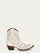 L5916 - WOMEN’S EMBROIDERY AND ZIPPER PEARL ANKLE SNIP TOE CIRCLE G COWBOY BOOT
