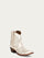 L5916 - WOMEN’S EMBROIDERY AND ZIPPER PEARL ANKLE SNIP TOE CIRCLE G COWBOY BOOT